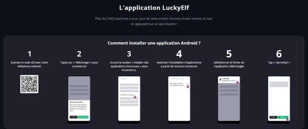 Lucky Elf Casino application Android